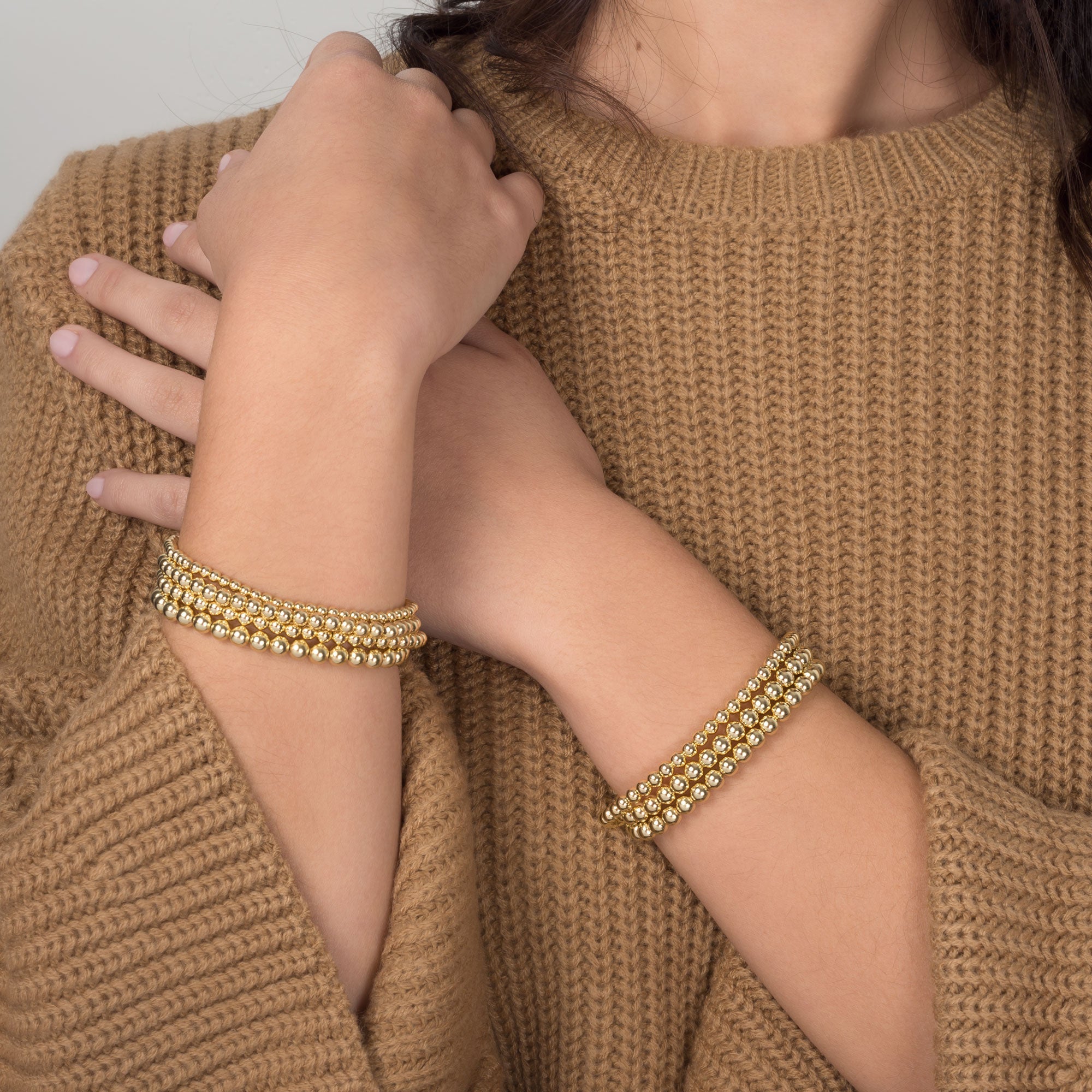 Zoe Lev Bead Bracelet Stack