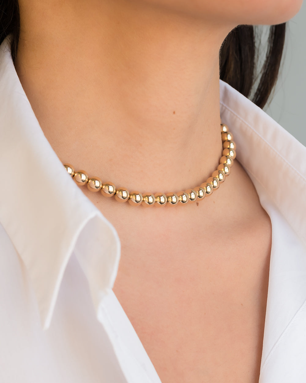 Zoe Lev 5mm Bead Necklace