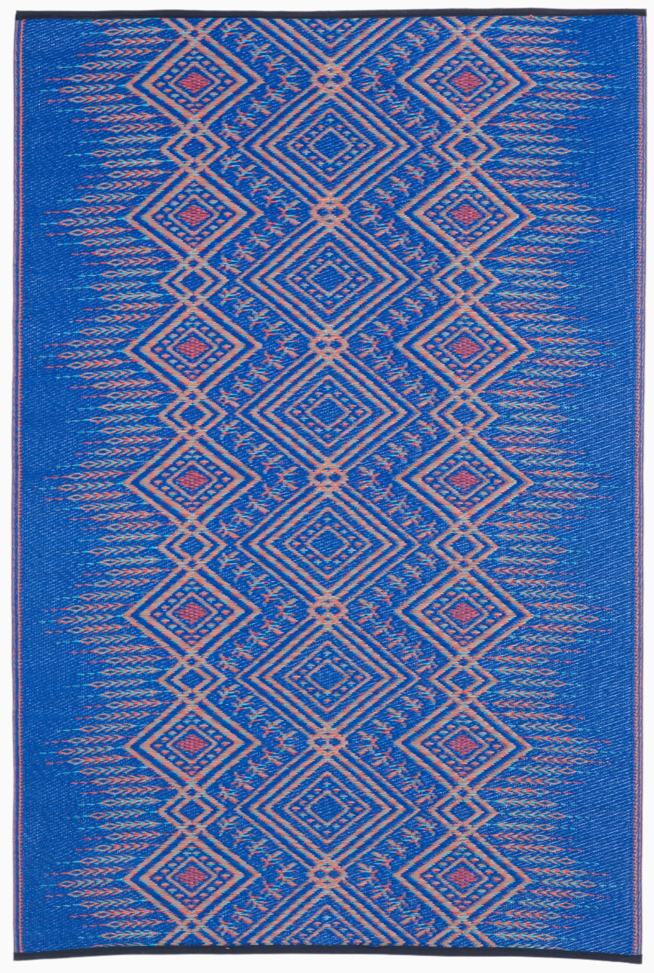 Jodhpur - Multi Blue Outdoor Rug For Patio