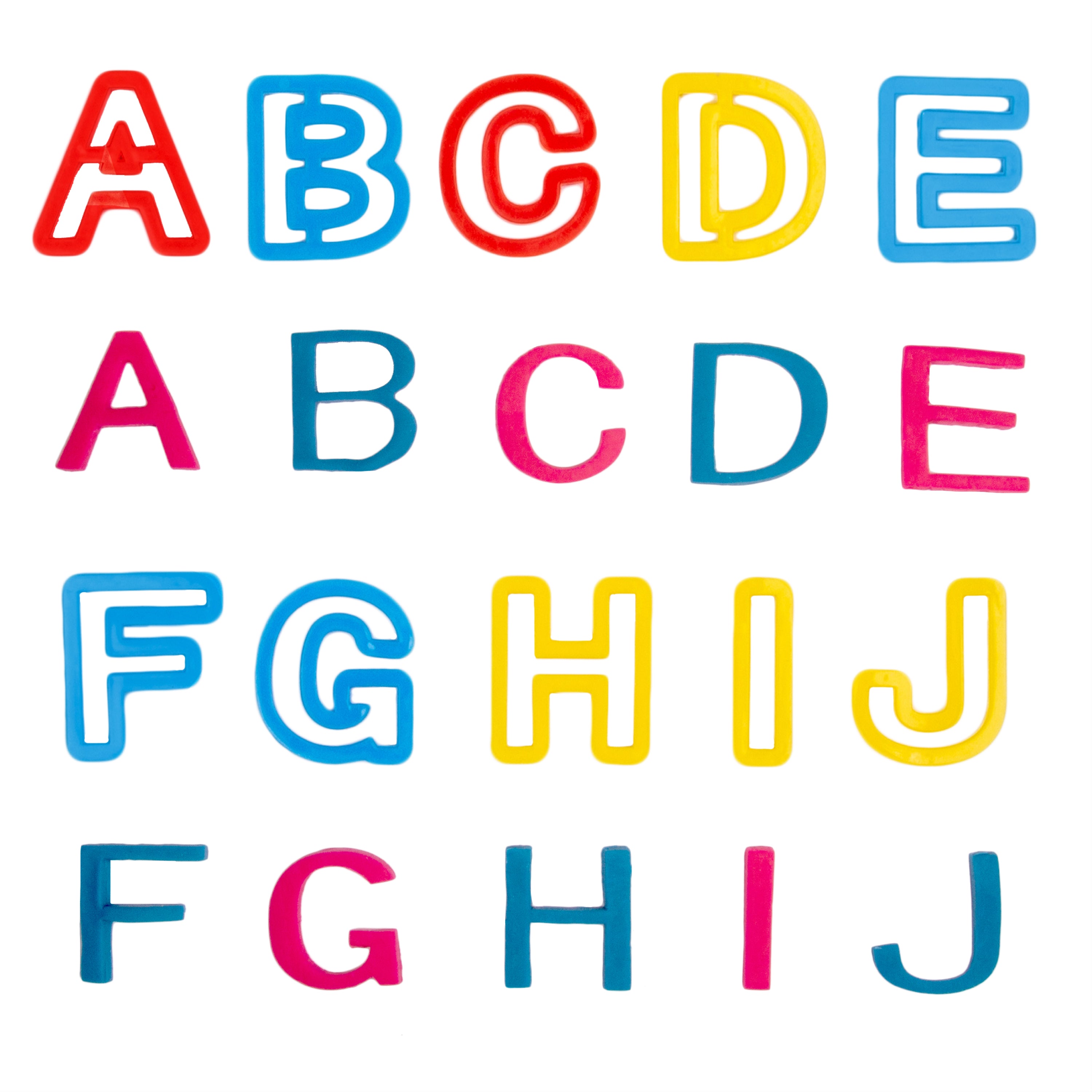 42-Piece Tools Party Pack with Letters and Numbers