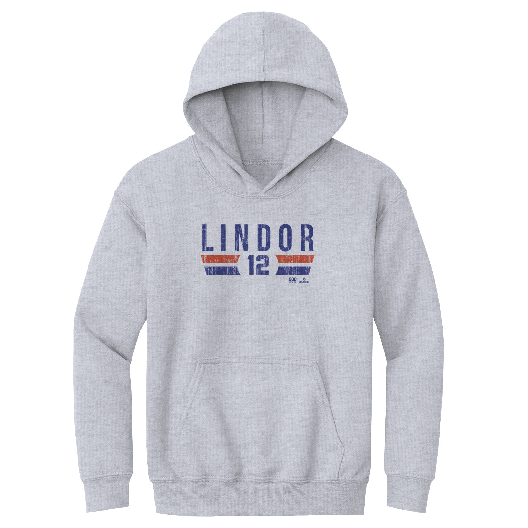 Francisco Lindor New York M Font Kids Sweatshirt