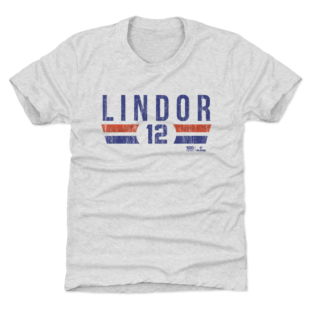 Francisco Lindor New York M Font Kids T-Shirt
