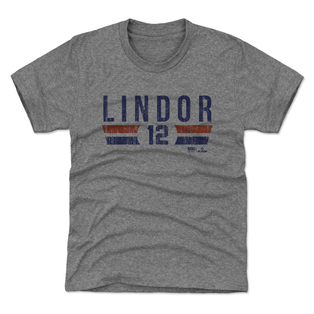 Francisco Lindor New York M Font Kids T-Shirt