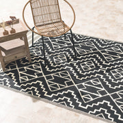 Kilimanjaro - Black Outdoor Rug For Patio Final Sale