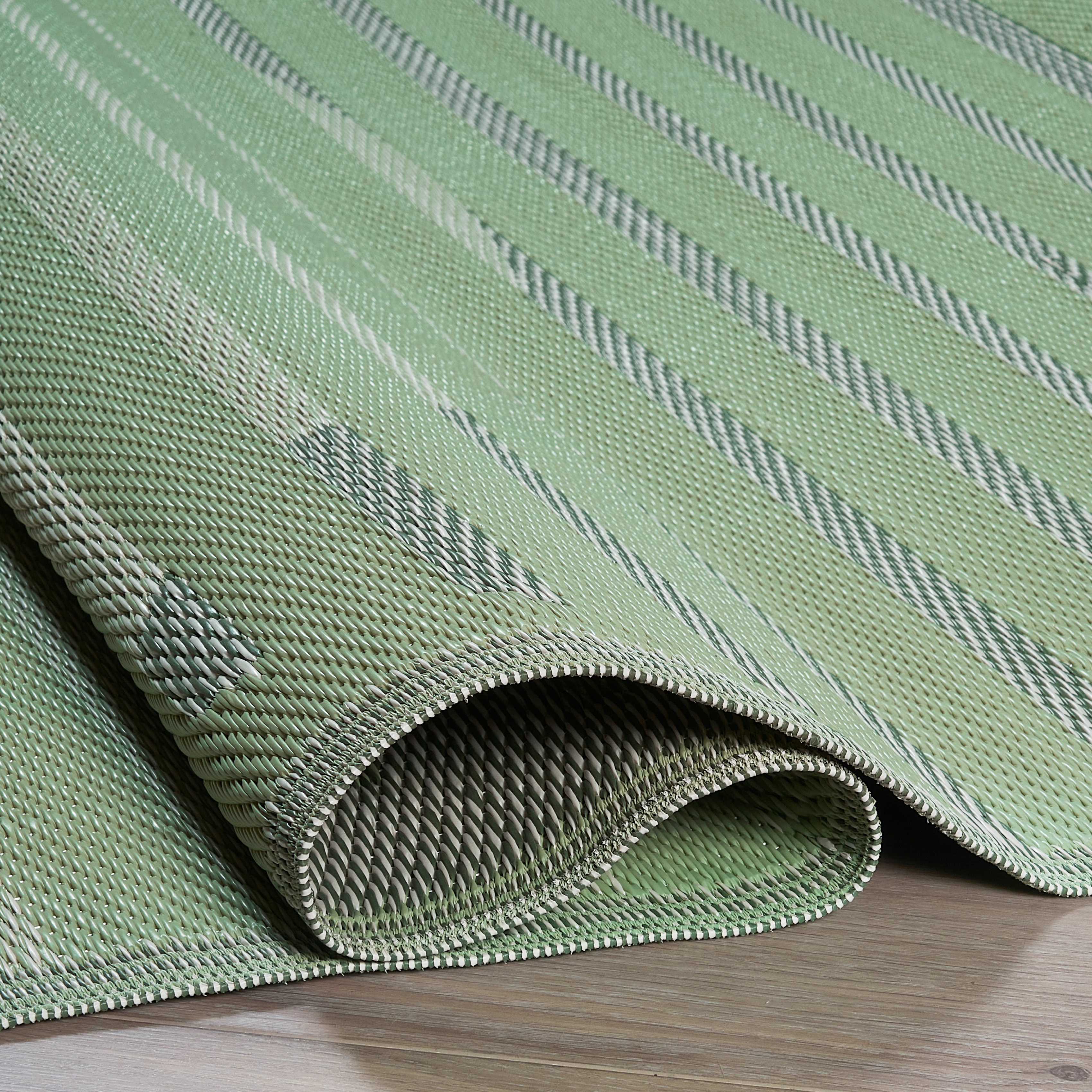 Kyoto - Green Outdoor Rug For Patio