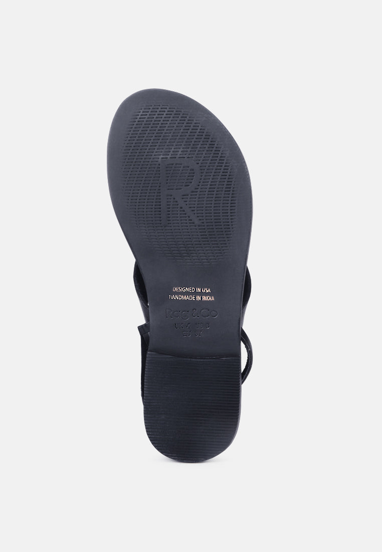 Wrap-Up Tie Around Flat Sandals