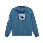 Pro Standard Los Angeles Dodgers Country Club Crewneck in Steel Blue