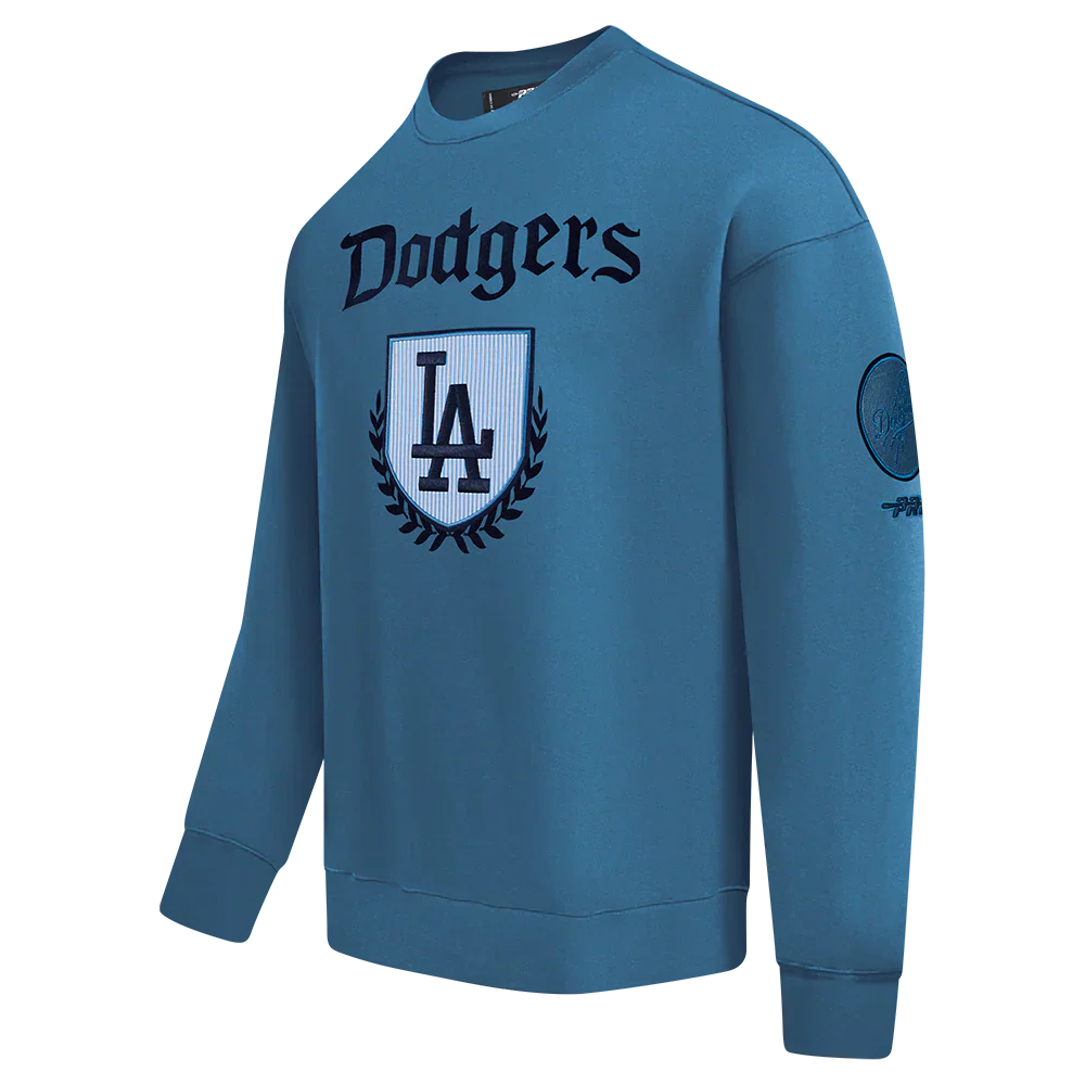 Pro Standard Los Angeles Dodgers Country Club Crewneck in Steel Blue