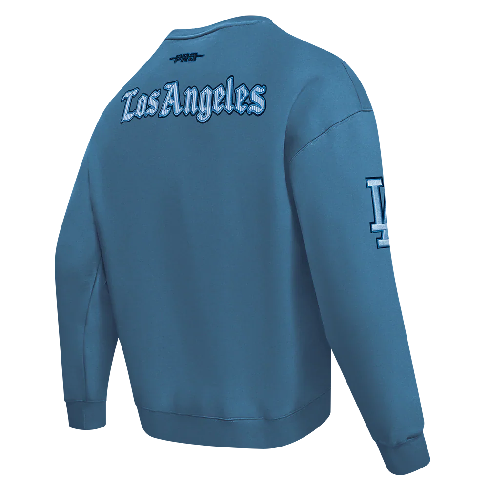 Pro Standard Los Angeles Dodgers Country Club Crewneck in Steel Blue