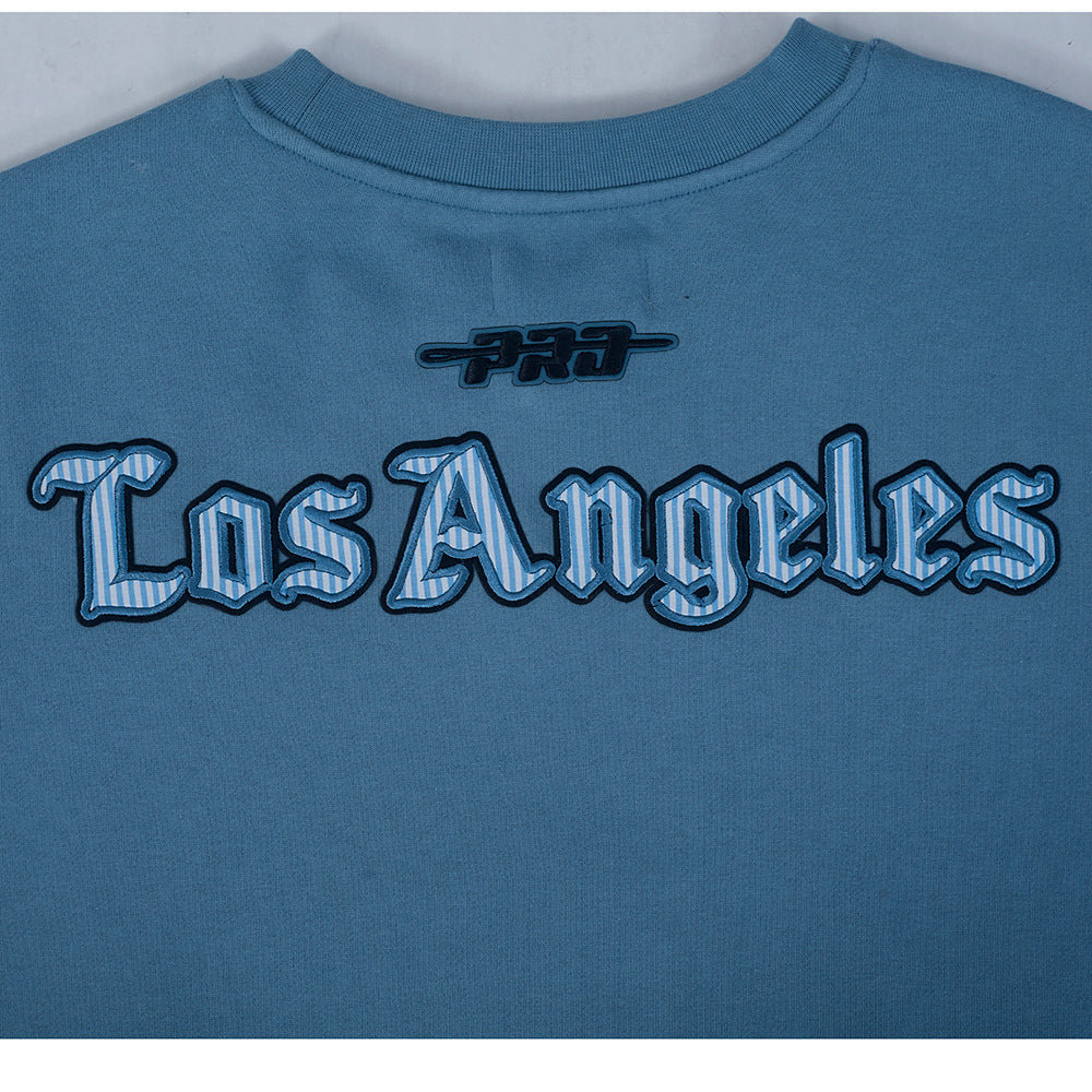 Pro Standard Los Angeles Dodgers Country Club Crewneck in Steel Blue
