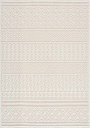Drago White Washable Area Rug