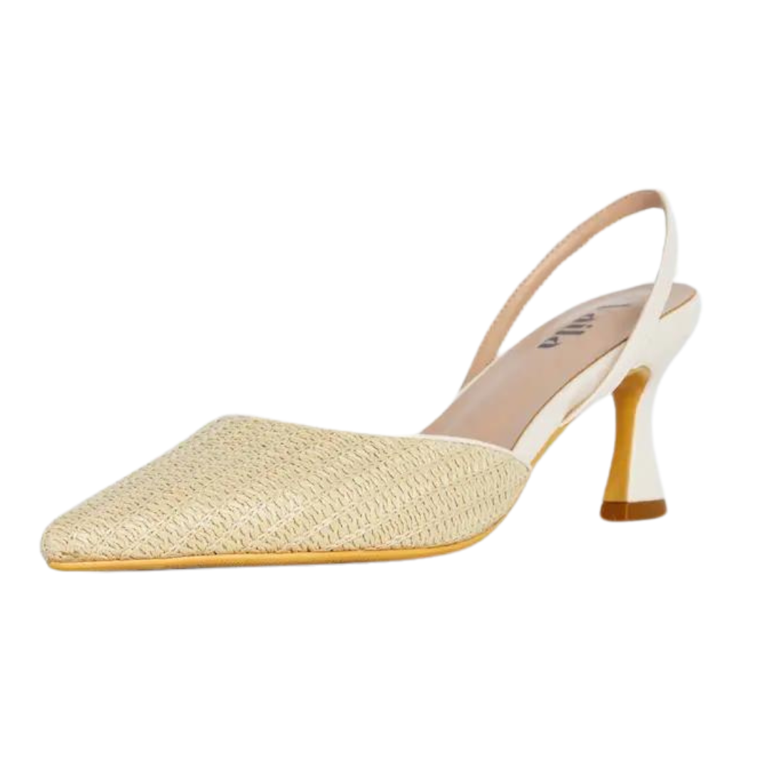Lynn Slingback Pumps Beige | Extended Sizing Only