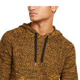 INC International Concepts Men's Monster Ribbed Knit Pullover Hooded Sweater Dark Yellow Size X-Large