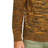 INC International Concepts Men's Monster Ribbed Knit Pullover Hooded Sweater Dark Yellow Size X-Large