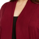 Karen Scott Women's Plus Size Open-Front Cardigan Sweater Red Size 1X
