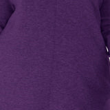 Karen Scott Women's Plus Size Scoop-Neck Seamed Sweater Purple Size 3X