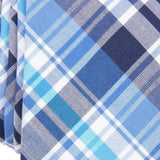 Bar III Men's Owens Plaid Skinny Tie Dark Blue Size Regular