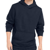 ID Ideology Men's Heather Long Sleeve Draw String Pullover Sweater Blue Size Large