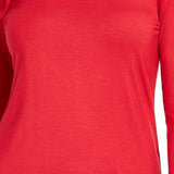 Thalia Sodi Women's Ruffled One Shoulder Top Red Size Small
