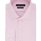 Tommy Hilfiger Men's Athletic Fit Performance Stretch Th Flex Collar Solid Dress Shirt Pink Size 16X34X35