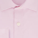 Tommy Hilfiger Men's Athletic Fit Performance Stretch Th Flex Collar Solid Dress Shirt Pink Size 16X34X35