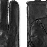 Isotoner Signature Men's Thermaflex Leather Gloves Black Size Medium