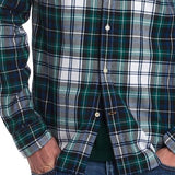 Barbour Men's Highland Check Shirt Green Size Medium