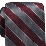 Ryan Seacrest Distinction Men's Andros Stripe Silk Tie Pink Size Regular