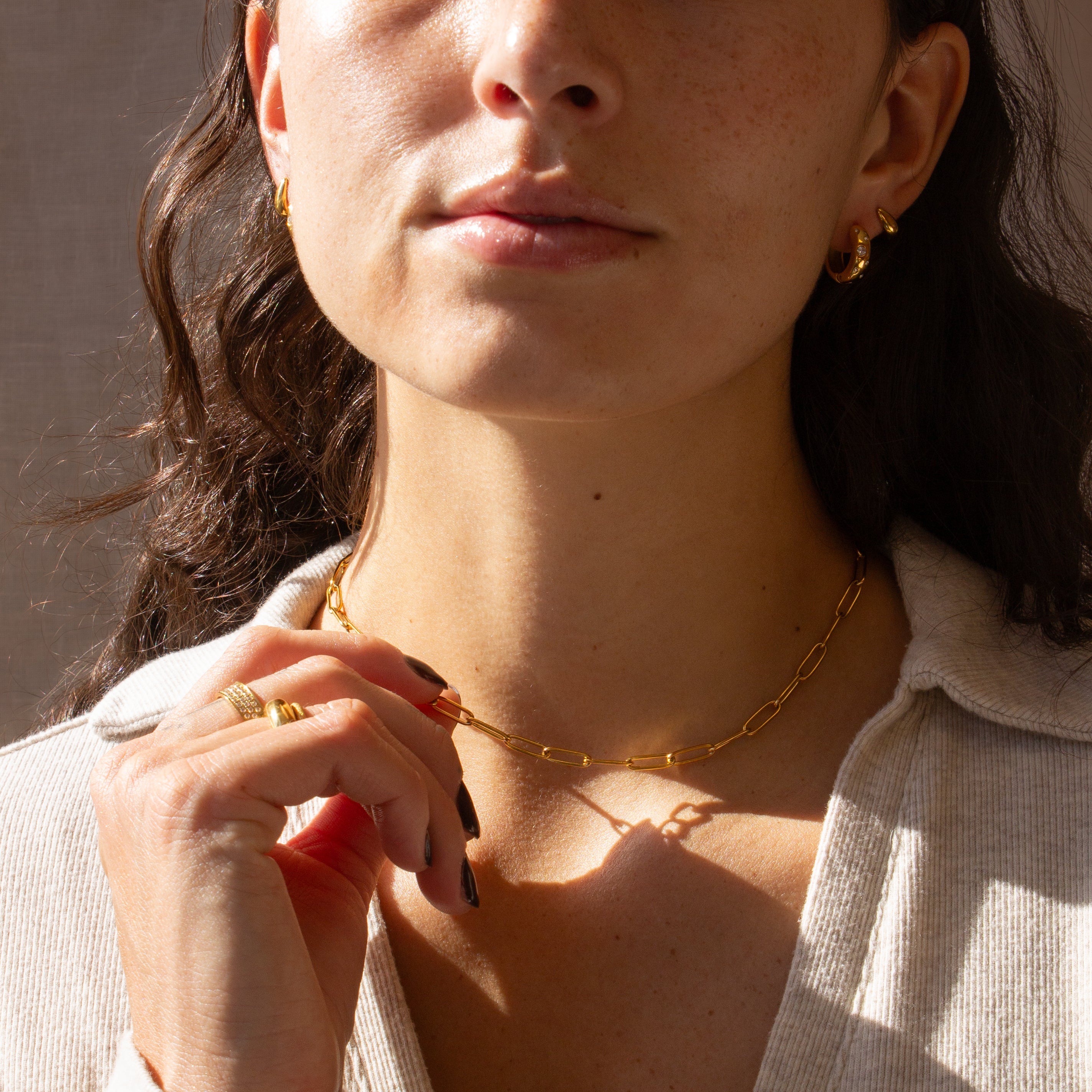 Ophelia Paperclip Chain Necklace