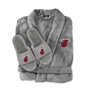 Miami Heat Boss Robe Slide Bundle