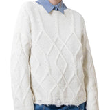 Moon River Destroyed Cable Sweater Size XS