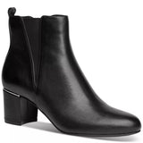 Alfani Zuri Block-Heel Booties Women's Shoes Black Size 8.5 M
