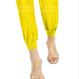 INC International Concepts Women's Utility Jogger Pants Yellow Size Large