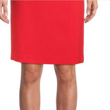 Kasper Women's Stretch Slim Fit Skirt Red Size 18