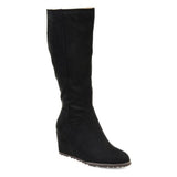 Journee Collection Women's Comfort Parker Boot Shoes Black Size 8 M
