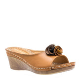 Gc Shoes Sydney Wedge Sandal Women's Shoes Brown Size 7.5 M