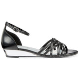 Easy Street Tarrah Evening Sandals Women's Shoes Charcoal Size 8 M