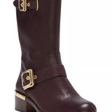 Vince Camuto Women's Windy Moto Boots Women's Shoes Khaki Size 7 M