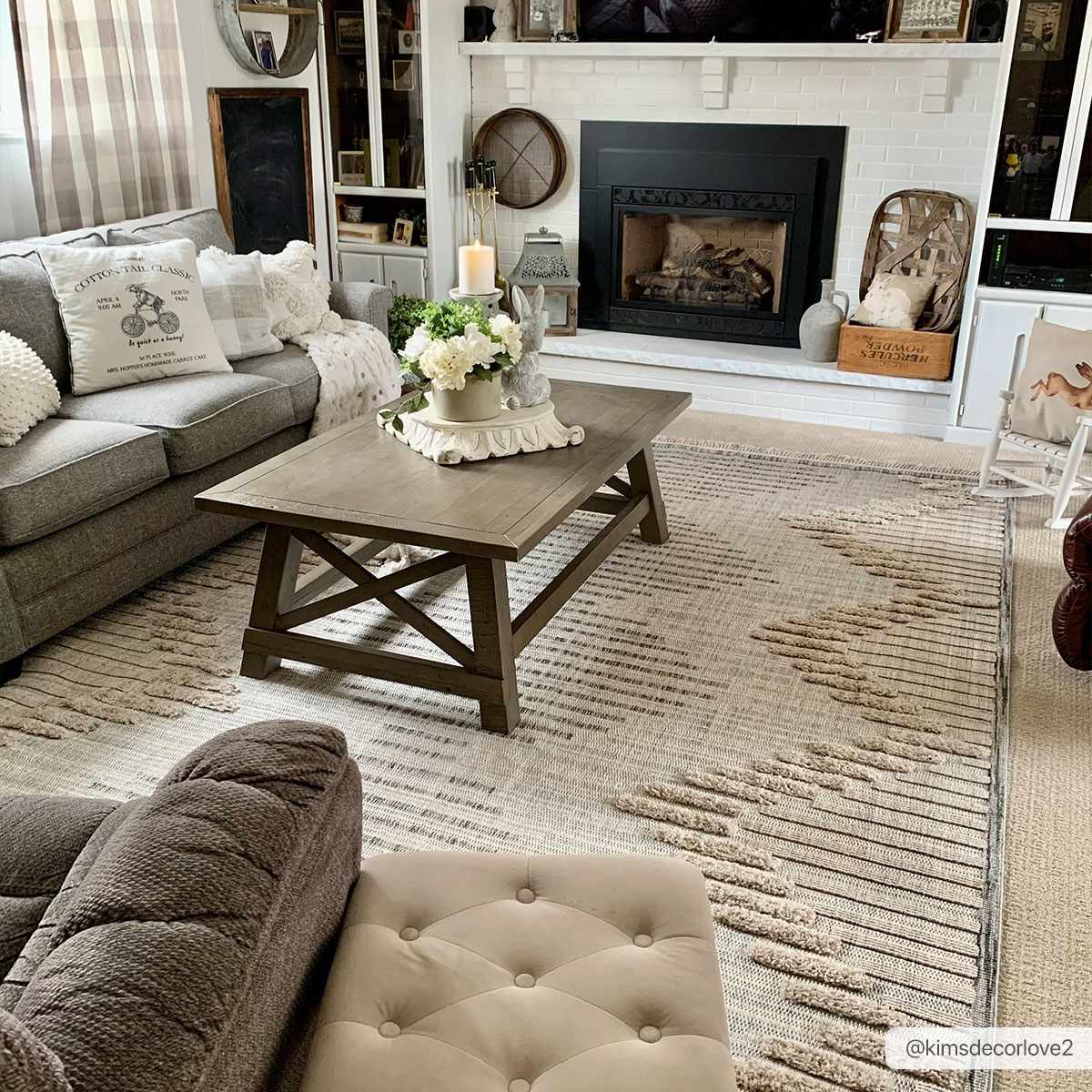 Maulawin High-low Rustic Rug