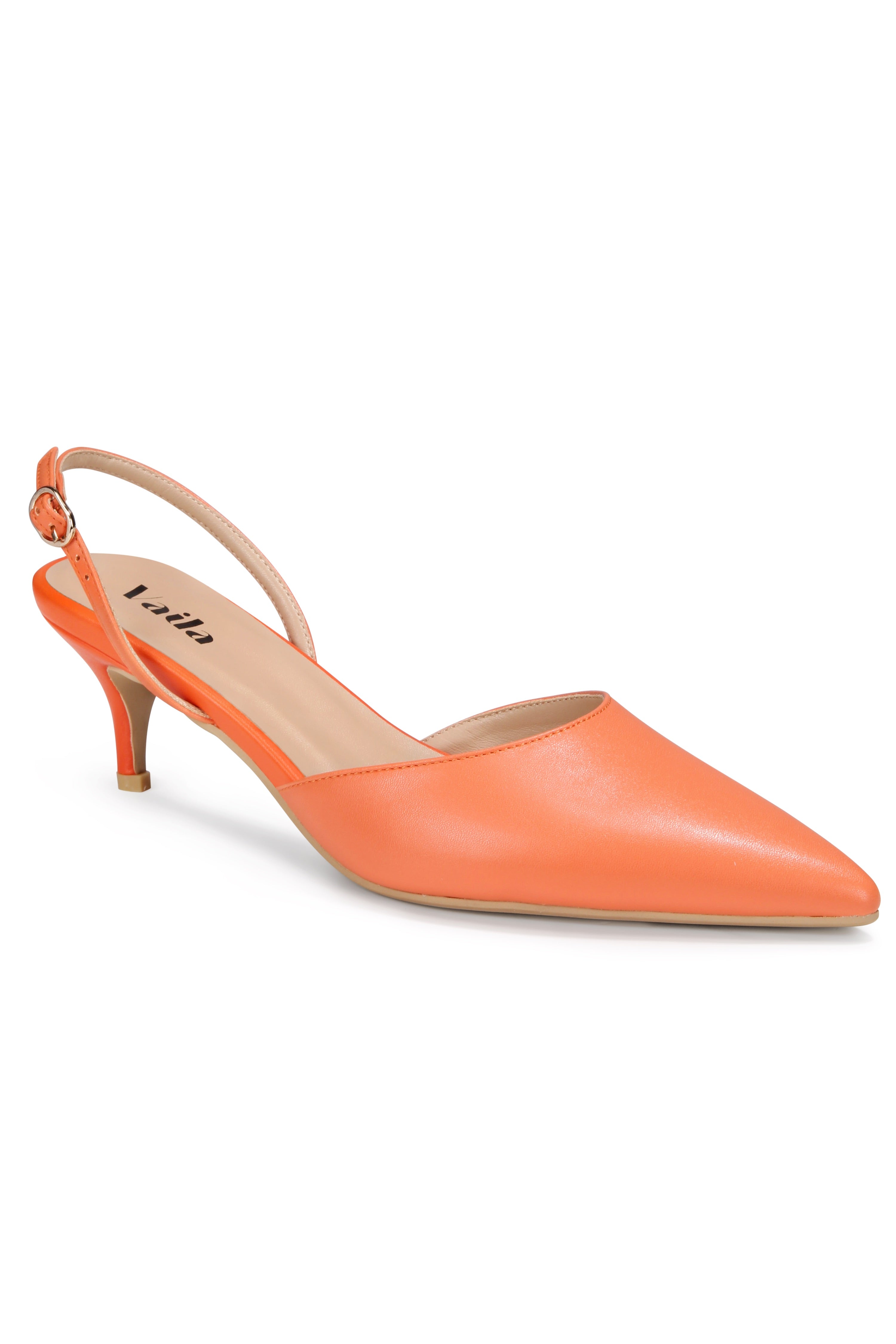 Mia Slingback Apricot | Extended Sizing Only
