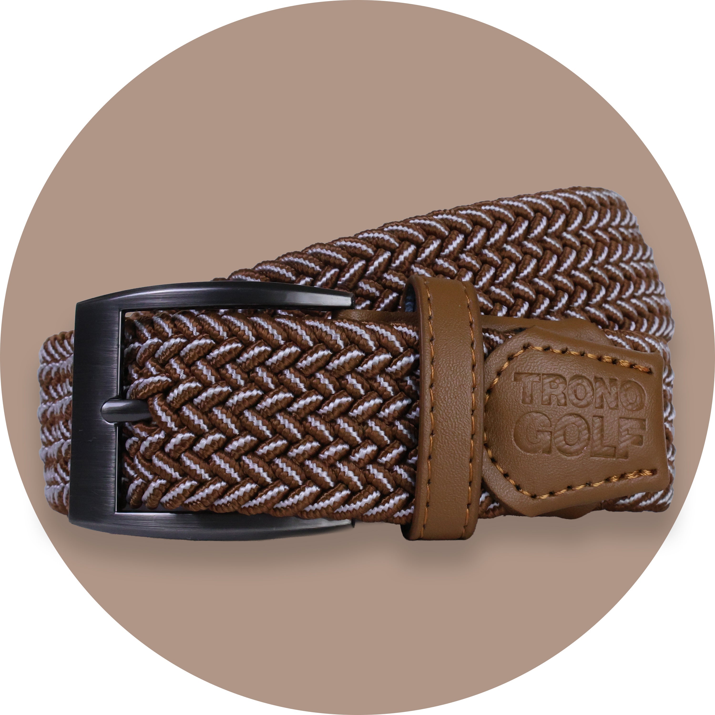 Mocha Premium Stretch Belt