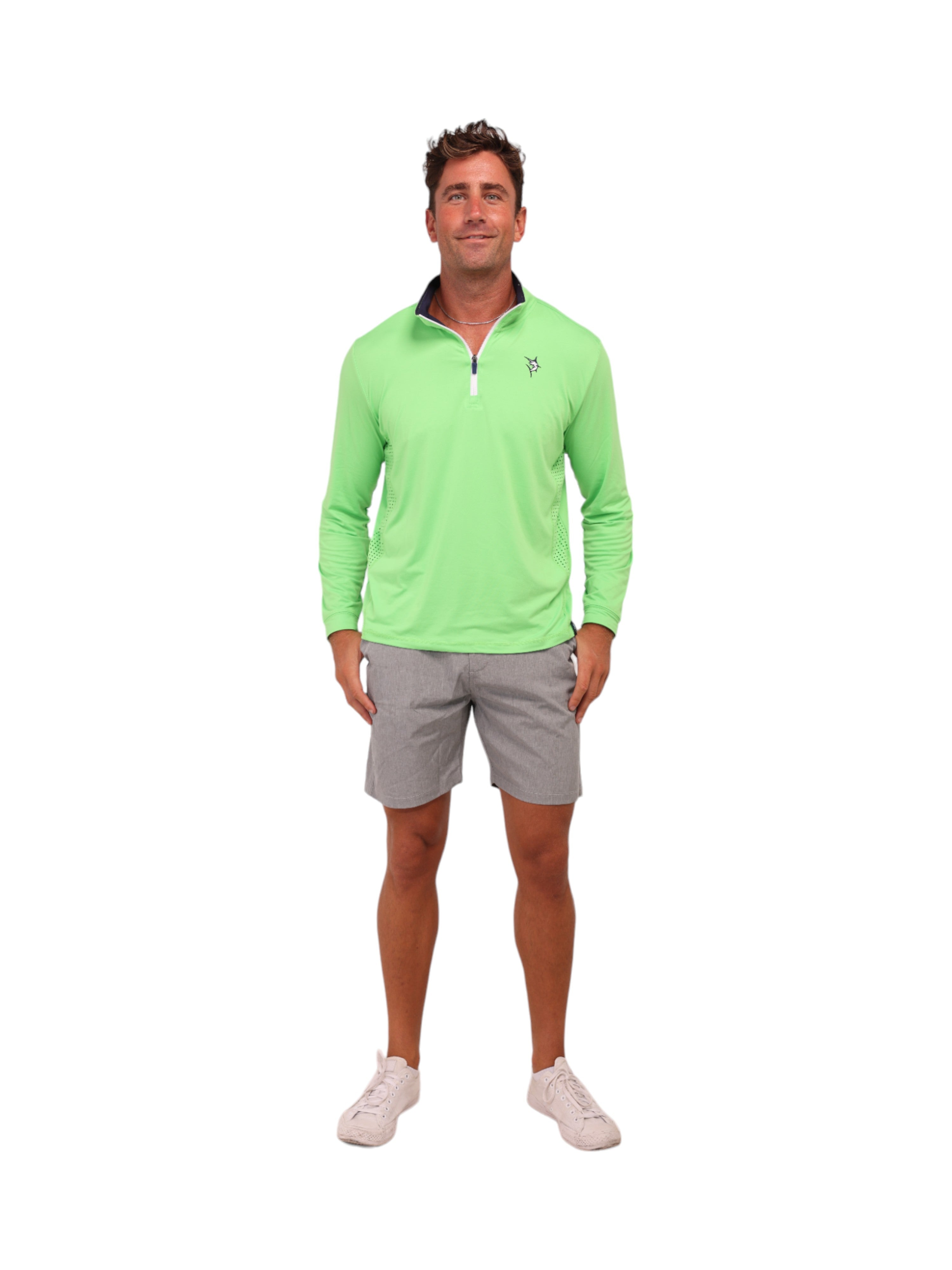 Monterey Performance Green Quarter Zip