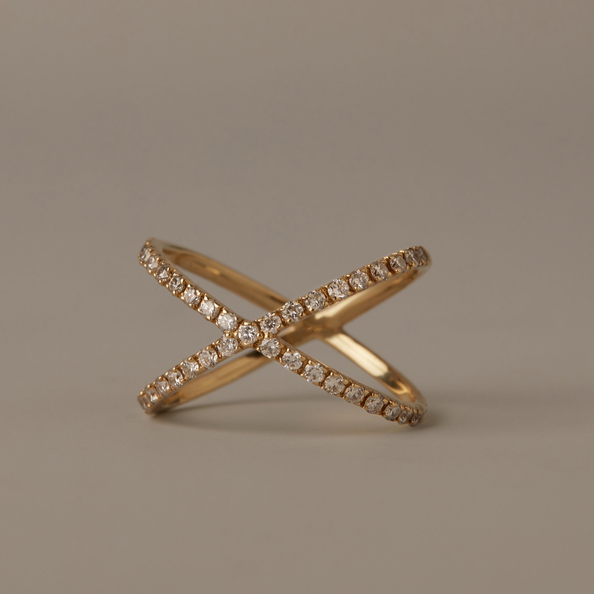 Diamond X Ring