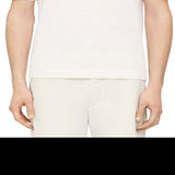 Theory Brenan Short Sleeve Open Collar Polo Shirt White Size XS