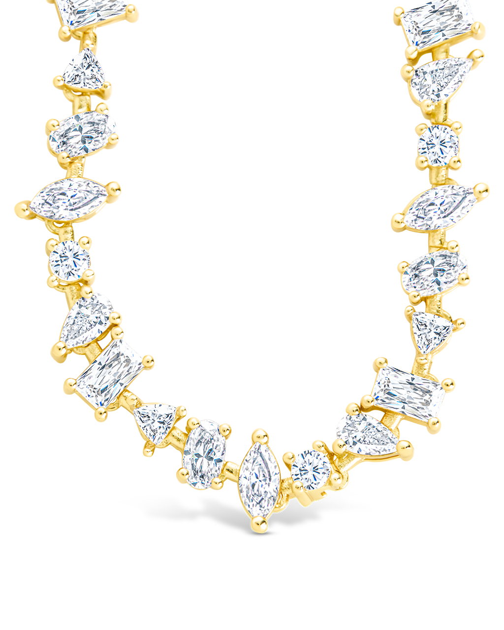 Ellery Adjustable Cz Tennis Necklace