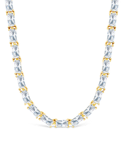 Blanche Adjustable Cz Tennis Necklace