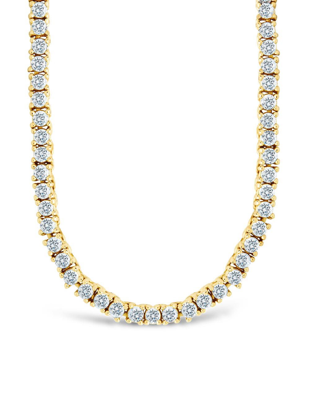 Mirabell Adjustable Cz Tennis Necklace