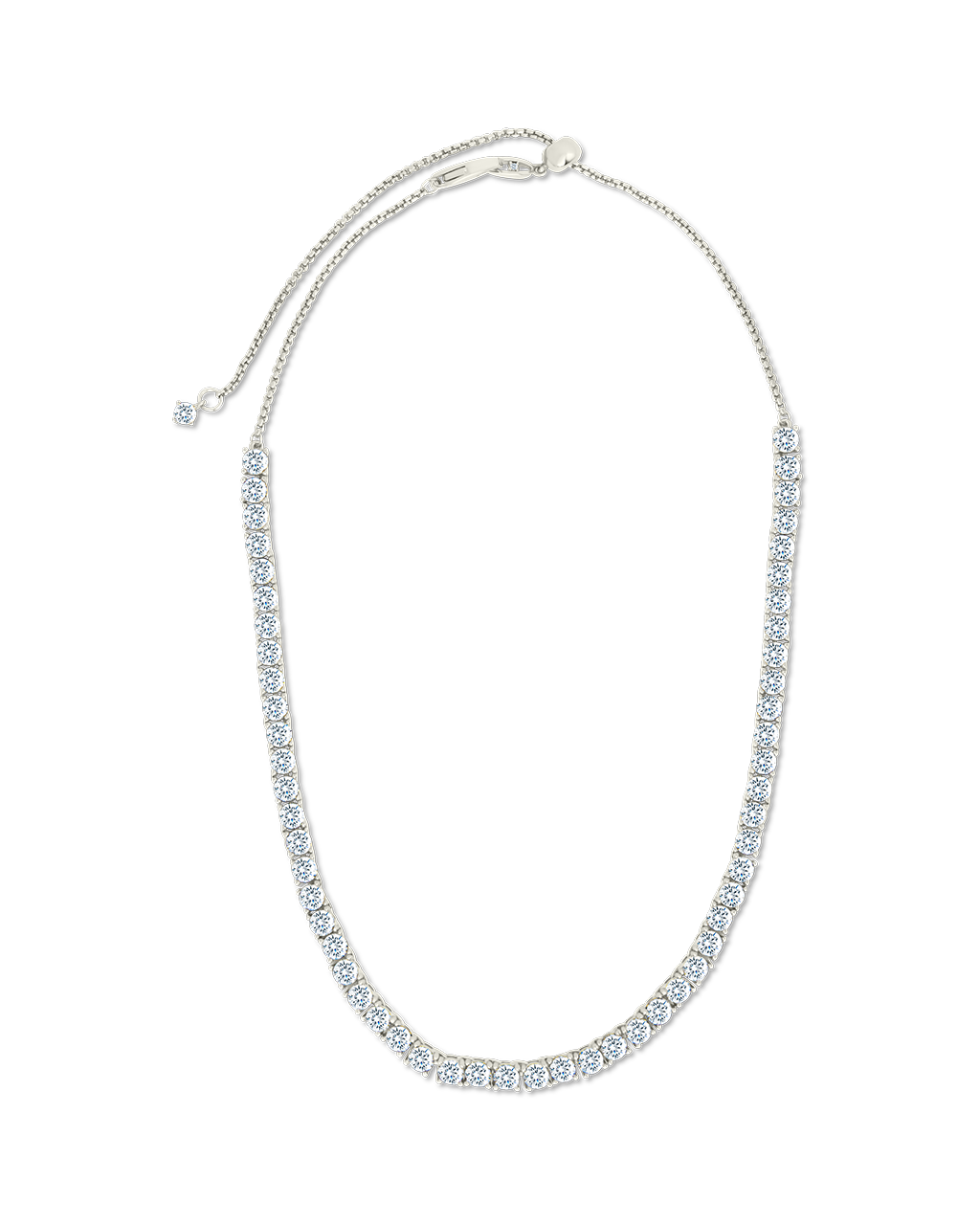 Jadon Adjustable Cz Tennis Necklace