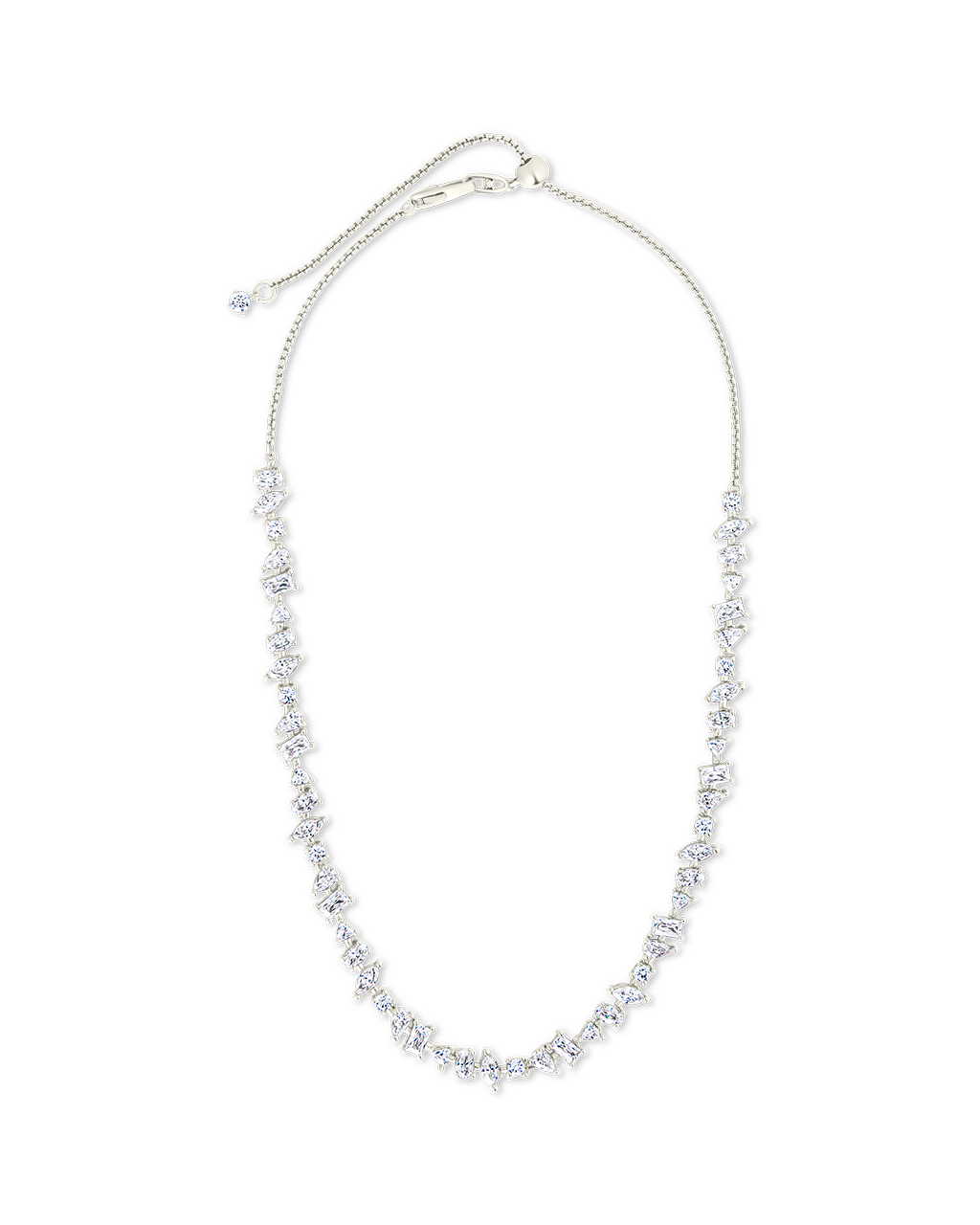 Ellery Adjustable Cz Tennis Necklace