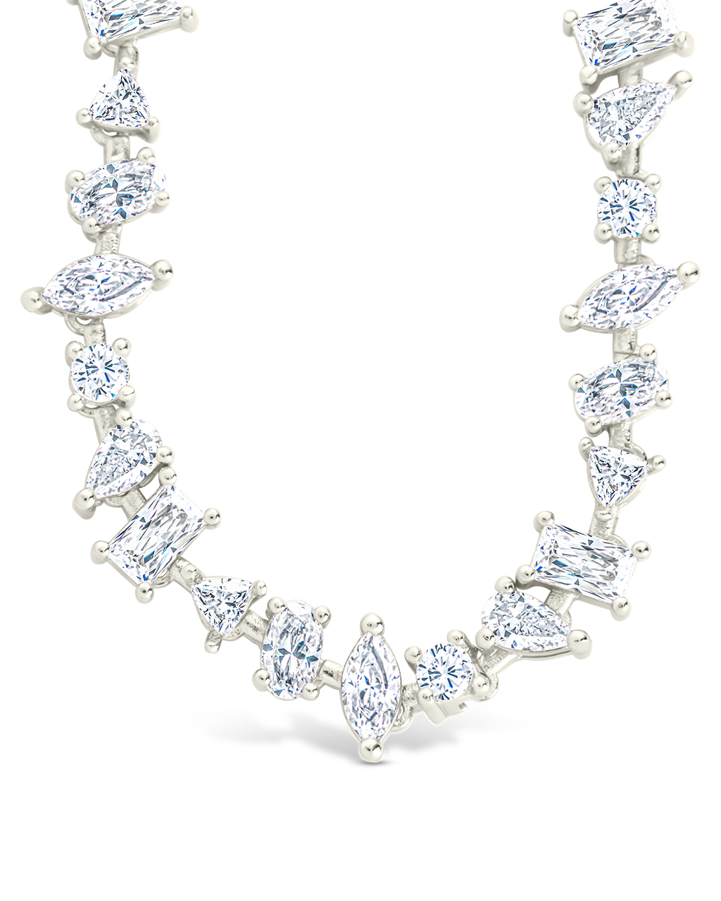 Ellery Adjustable Cz Tennis Necklace